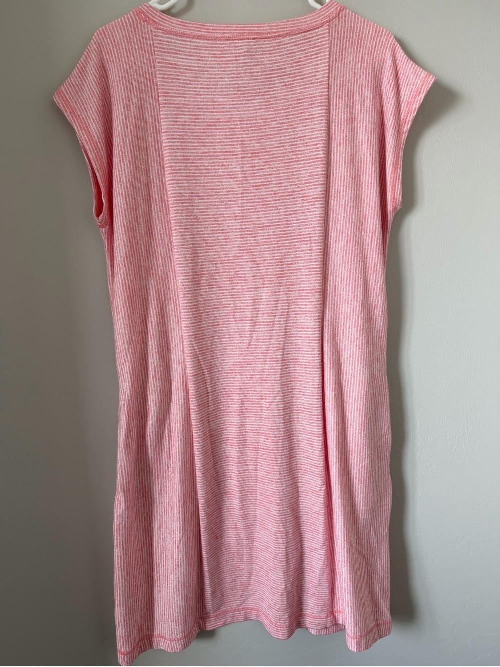 Talbots Pink-White Striped Midi Dress - Picture 5 of 5